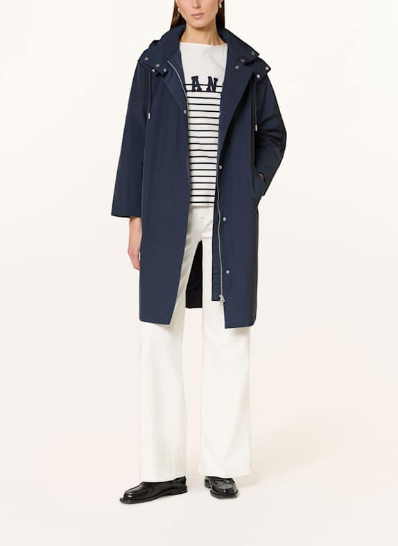 GANT Jacke mit abnehmbarer Kapuze DUNKELBLAU