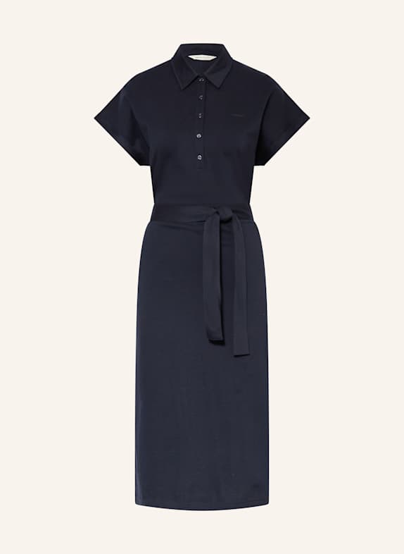 GANT Piqué-Polokleid DUNKELBLAU