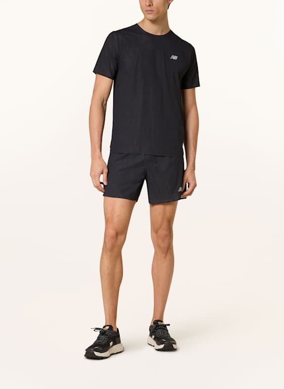 new balance RACE DAY running shirt BLACK