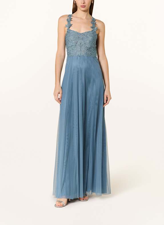 Suddenly Princess Abendkleid mit Spitze GRAU