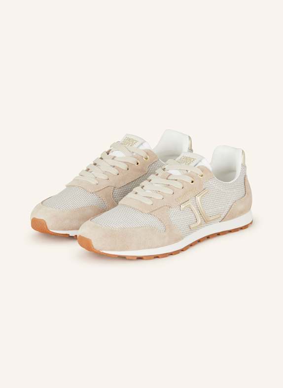 Candice Cooper Sneakersy PLUME 3 z błyszczącą przędzą KREMOWY