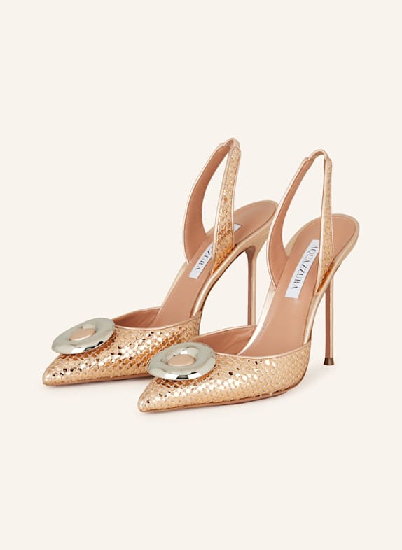 AQUAZZURA Slingpumps ROSÉGOLD