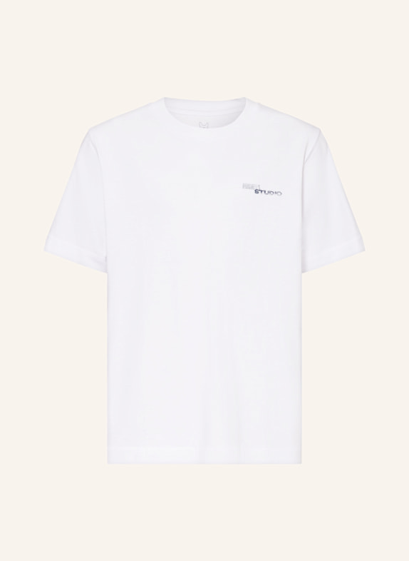 JACK&JONES T-Shirt WEISS/ BLAU/ ROT