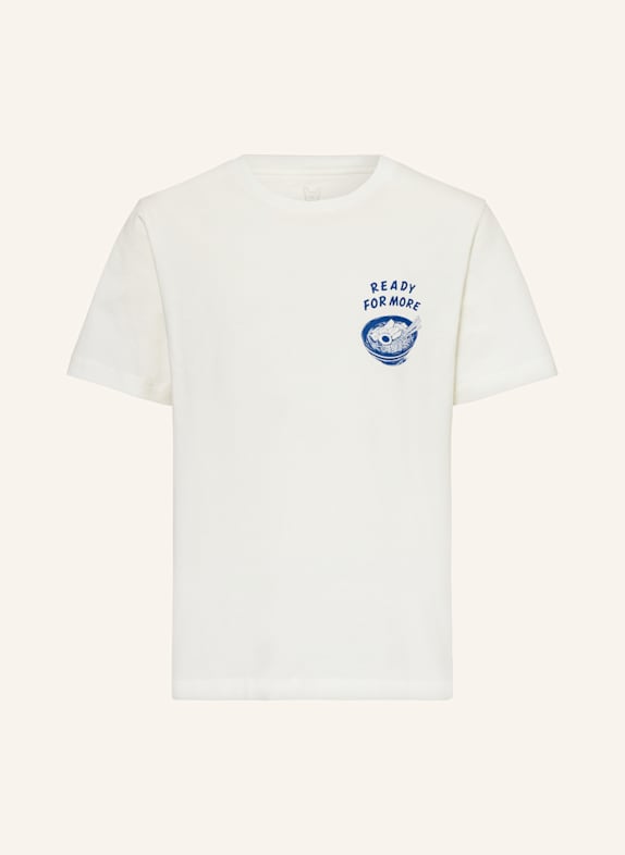 JACK&JONES T-Shirt WEISS/ BLAU