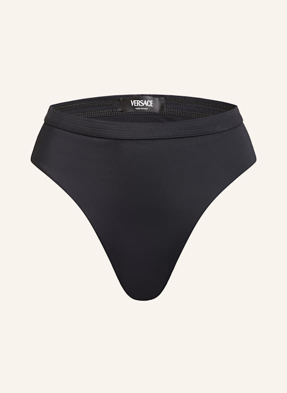 VERSACE High-Waist-Bikini-Hose SCHWARZ