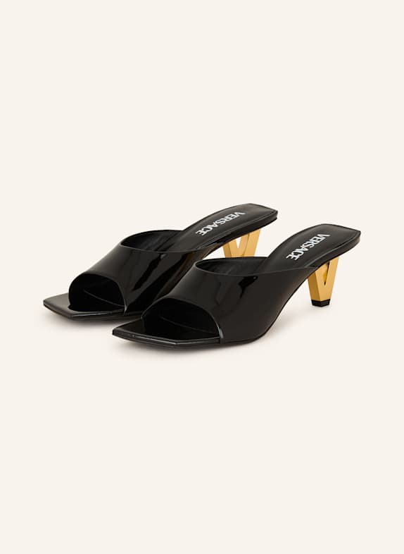 VERSACE Mules BLACK