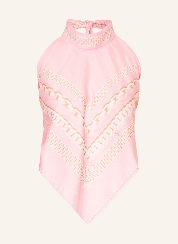 VERSACE Top PINK/ ECRU/ OLIVE