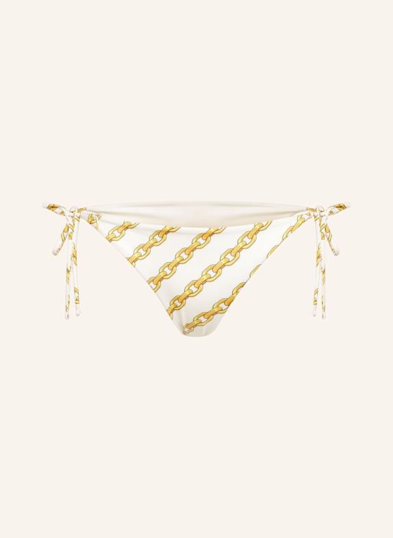 VERSACE Triangel-Bikini-Hose BEIGE/ GOLD