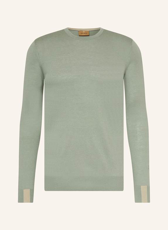 MOS MOSH Gallery Pullover MMGADAM HELLGRÜN