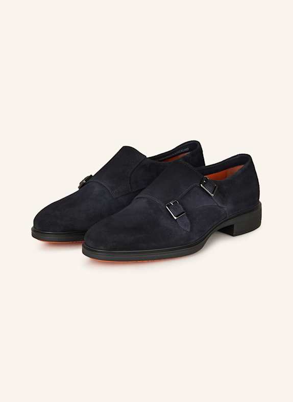Santoni Double-Monks EASY DUNKELBLAU