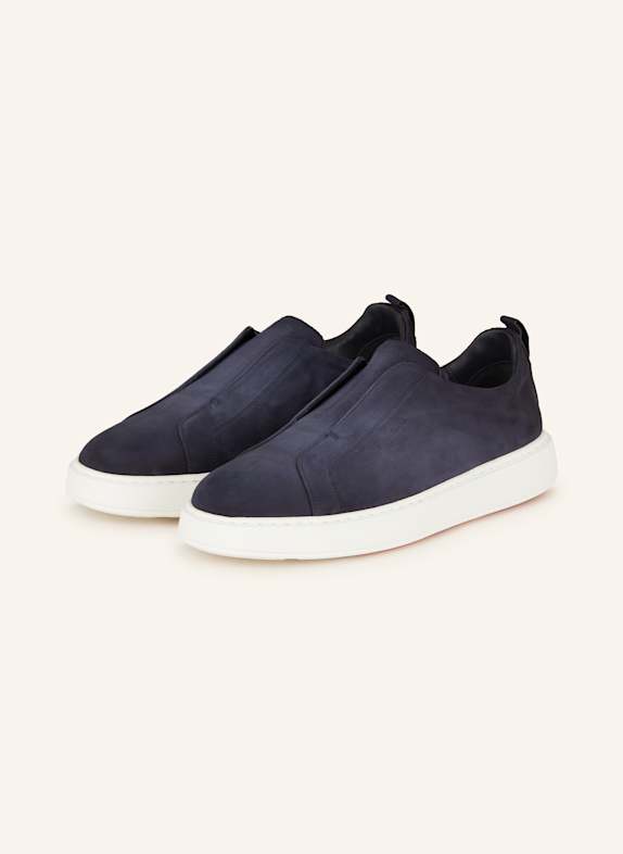 Santoni Slip-on-Sneaker VICTORY DUNKELBLAU