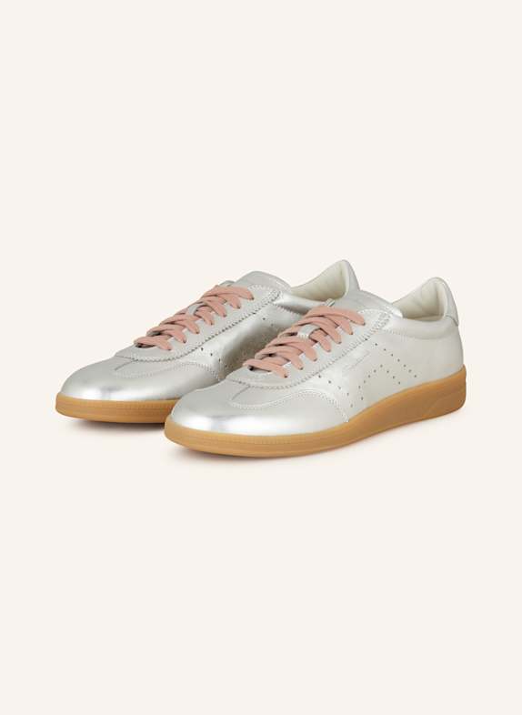 Santoni Sneaker OLY SILBER