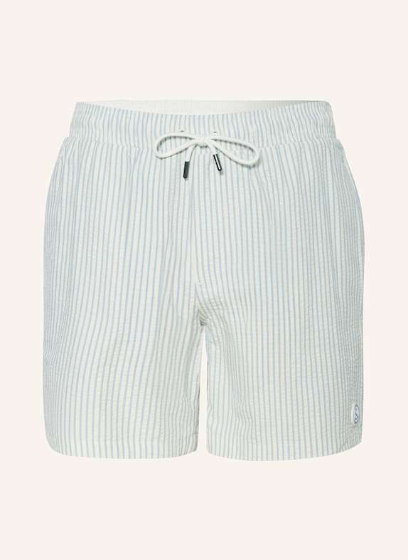 COLOURS & SONS Badeshorts HELLBLAU/ ECRU