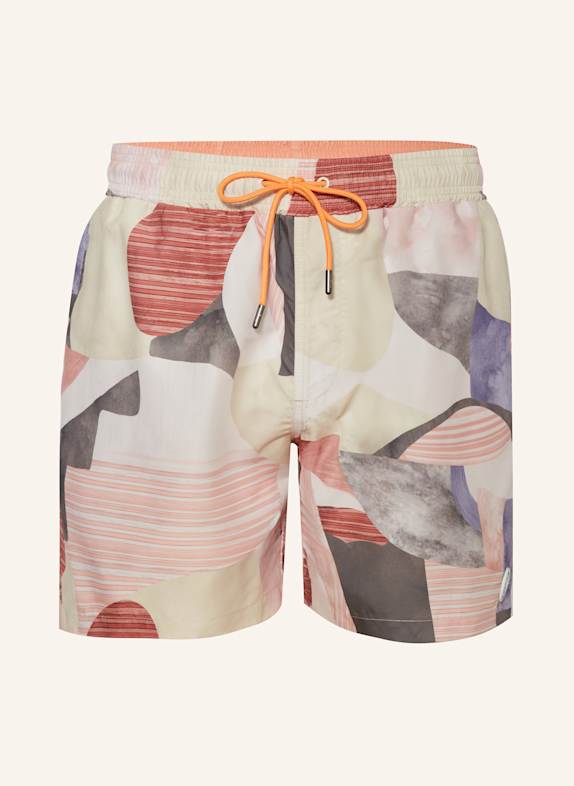 COLOURS & SONS Badeshorts CREME/ HELLROSA/ DUNKELORANGE