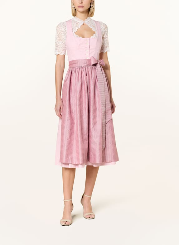 KRÜGER Dirndlblouse SYDNEY van kant WIT
