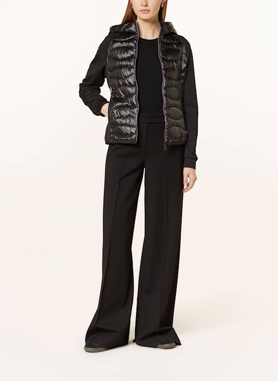 FRIEDA & FREDDIES Steppjacke DAVY im Materialmix SCHWARZ