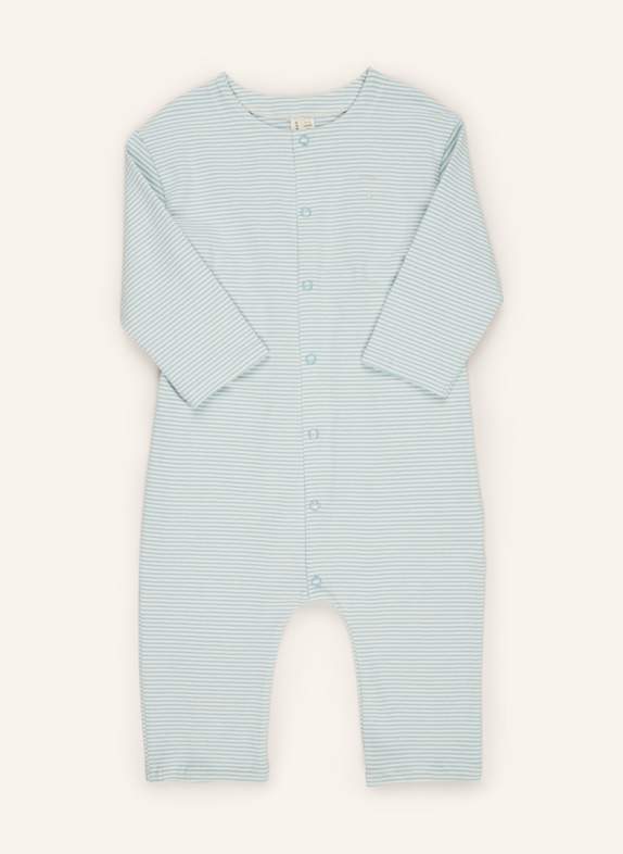 GRAY LABEL Jersey-Strampler CREME/ HELLBLAU