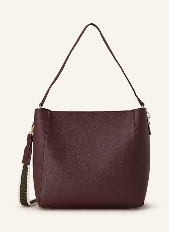 SEIDENFELT Shopper PERSBY DUNKELROT