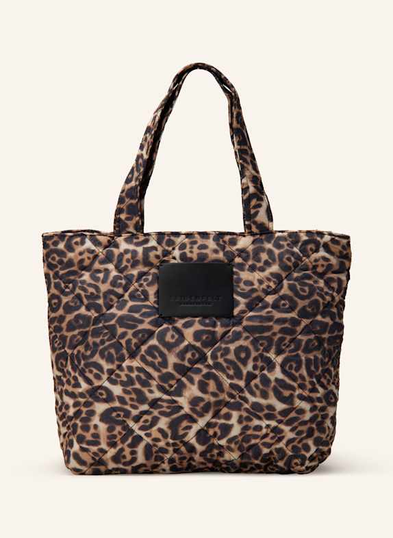 SEIDENFELT Shopper HETTA TMAVĚ ORANŽOVÁ/ KRÉMOVÁ/ ČERNÁ