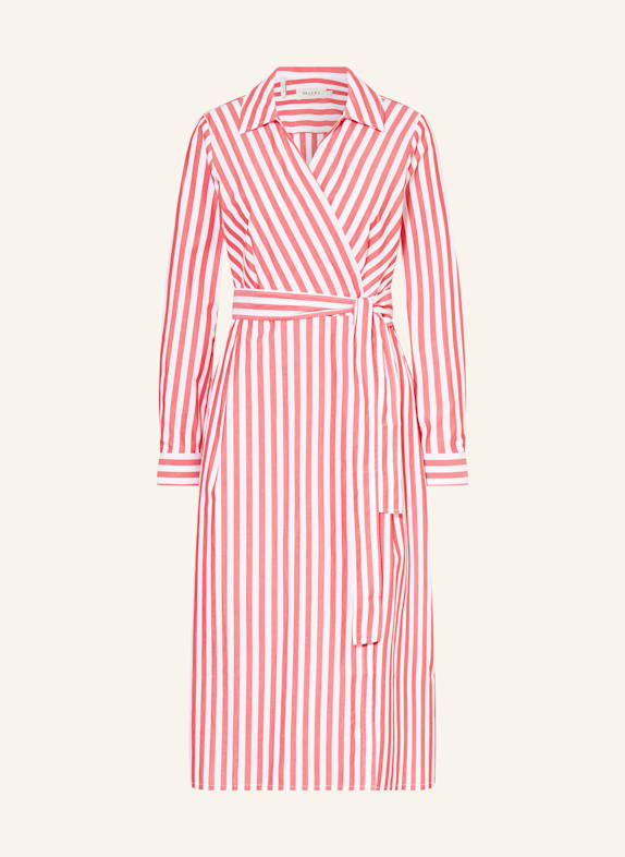 MAERZ MUENCHEN Wickelkleid ROT/ WEISS