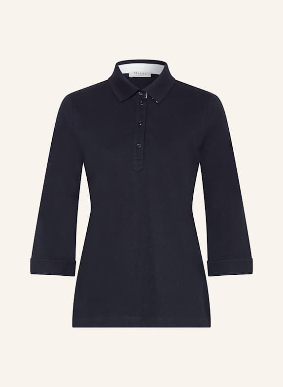 MAERZ MUENCHEN Piqué-Poloshirt DUNKELBLAU