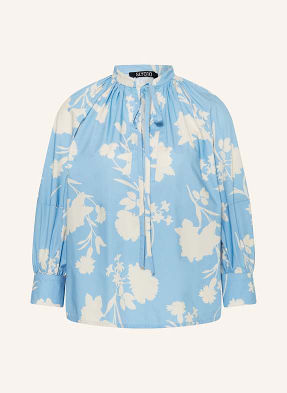 SLY 010 Blusenshirt THALEA WEISS/ HELLBLAU