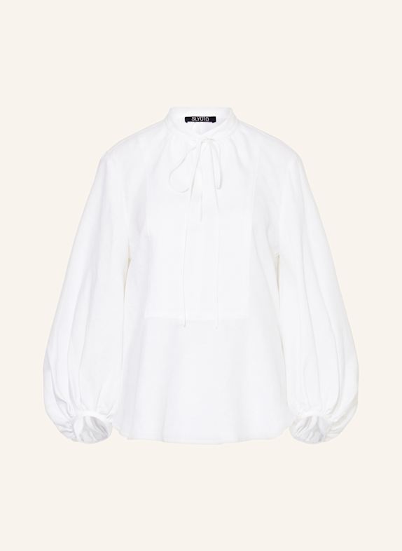SLY 010 Bliusenshirt LORI aus Leinen WEISS
