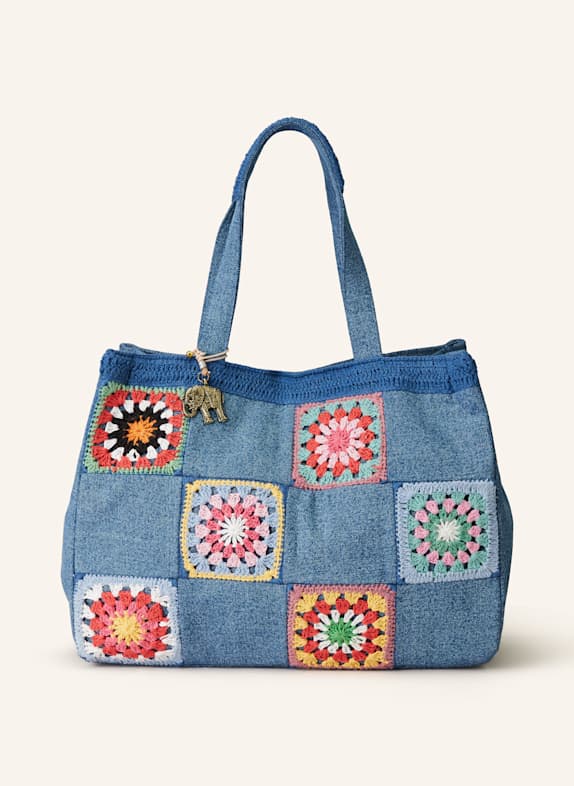 ANOKHI Shopper in denim look BLUE