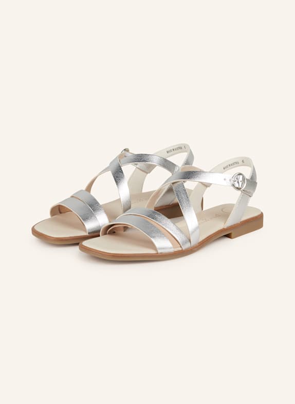 paul green Sandalen SILBER
