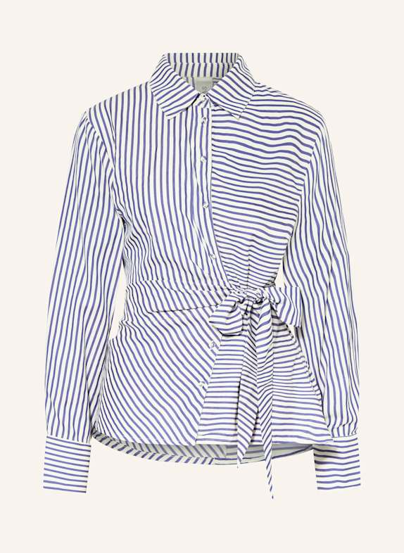 Y.A.S. Shirt blouse BLUE/ WHITE