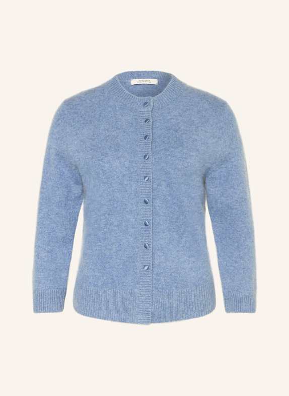 DOROTHEE SCHUMACHER Strickjacke FLUFFY STATEMENTS mit Cashmere HELLBLAU