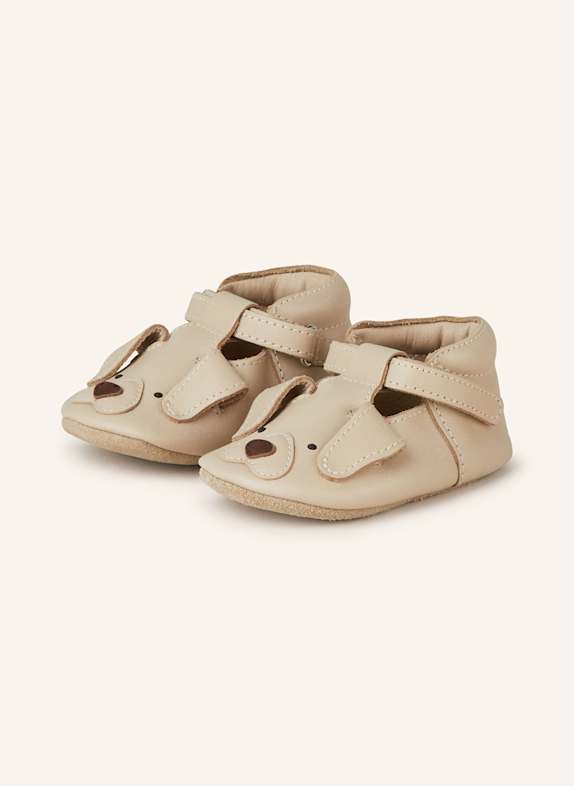 DONSJE Krabbelschuhe HELLBRAUN