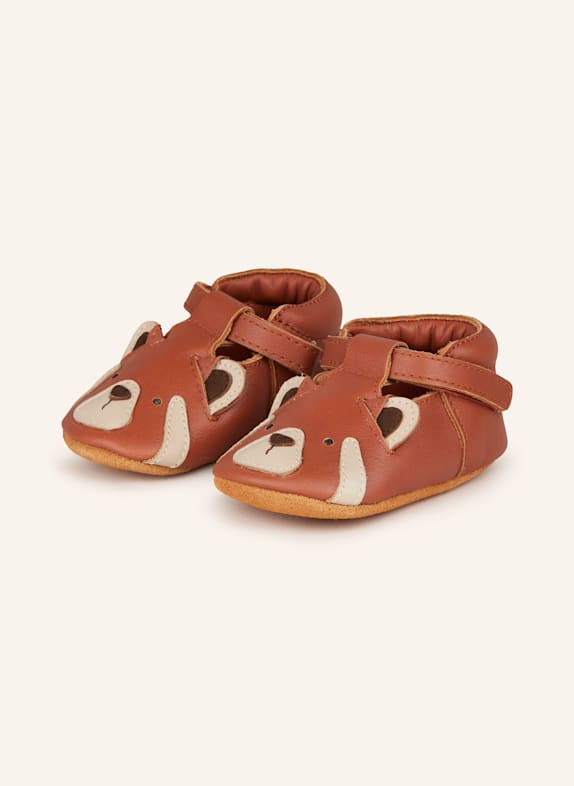 DONSJE Krabbelschuhe SPARK CLASSIC BRAUN