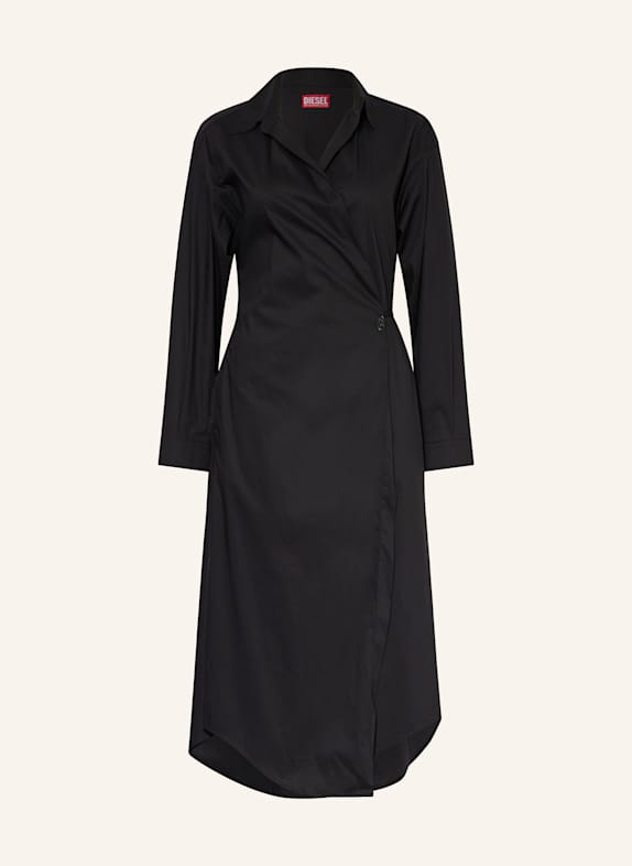 DIESEL Wickelkleid D-ELPHI SCHWARZ