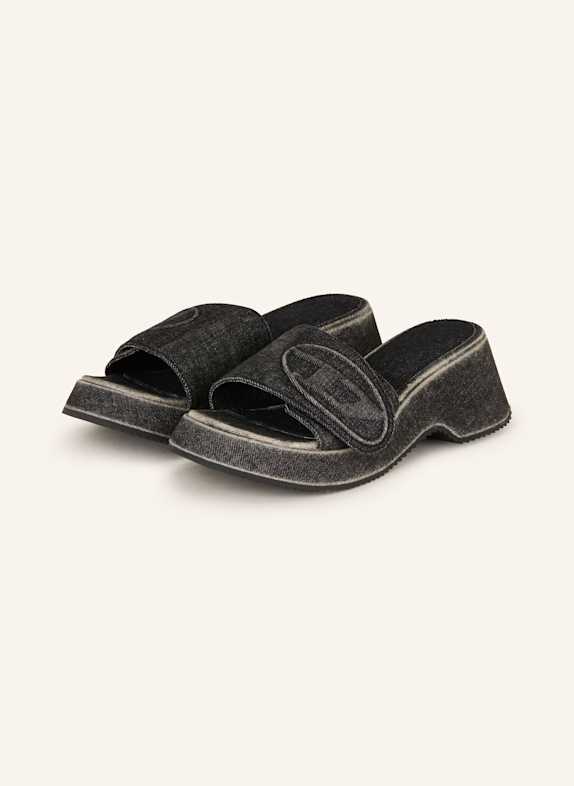 DIESEL Pantoletten SA-OVAL SCHWARZ