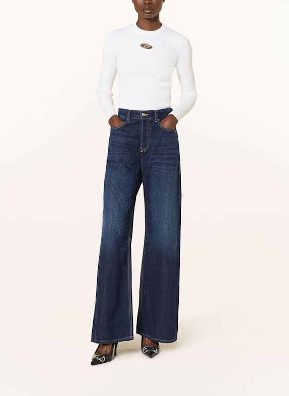 DIESEL Pullover M-VALARI mit Cut-out WEISS