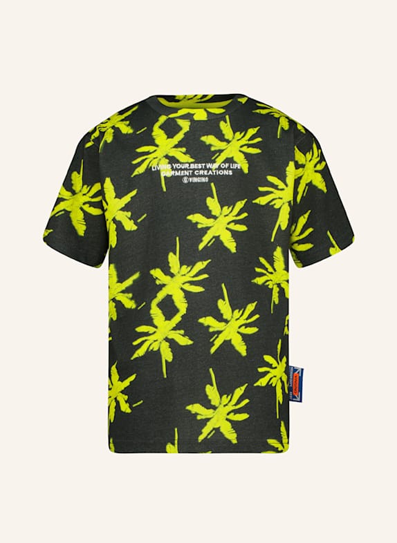 VINGINO T-Shirt HALMI DUNKELGRAU/ GELB