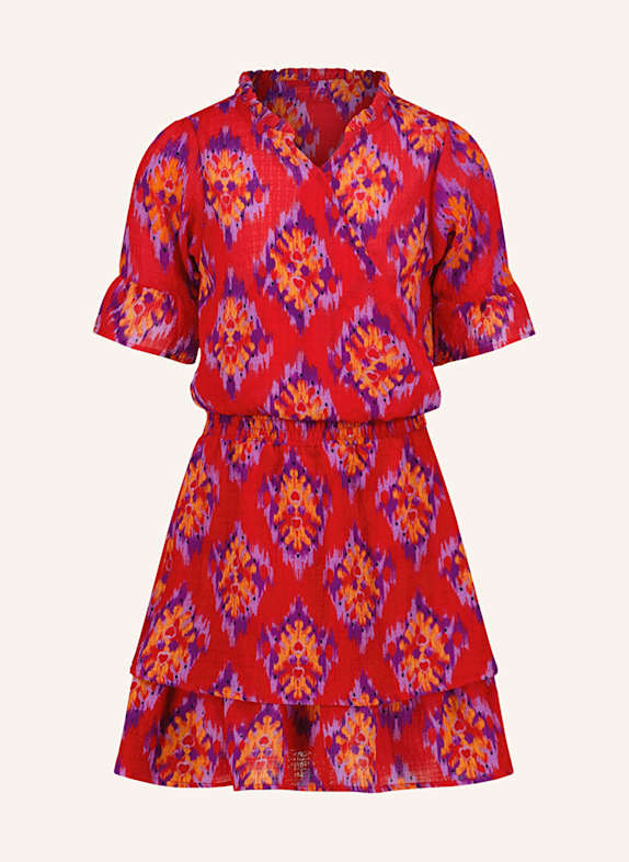 VINGINO Kleid PALMER ROT/ HELLLILA