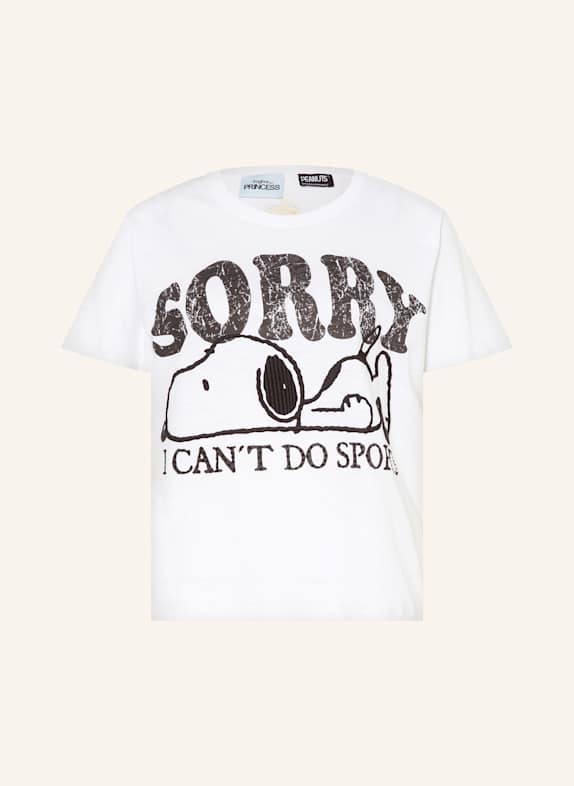 FrogBox T-Shirt mit Schmucksteinen WEISS