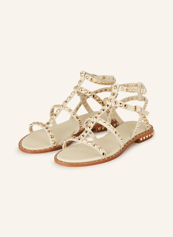 ash Sandalen PRECIOUS mit Nieten CREME
