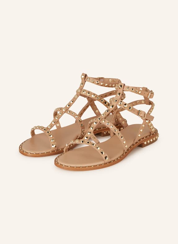 ash Sandalen PRECIOUS mit Nieten BEIGE