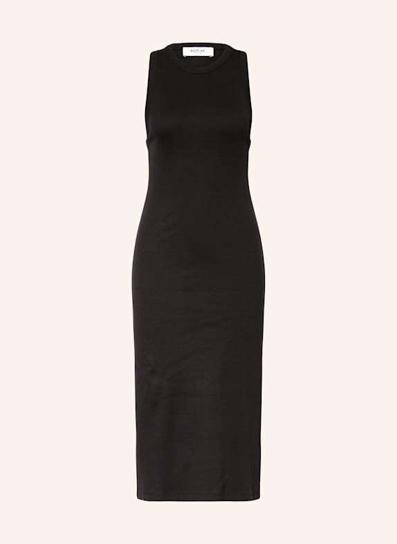 REPLAY Jerseykleid SCHWARZ