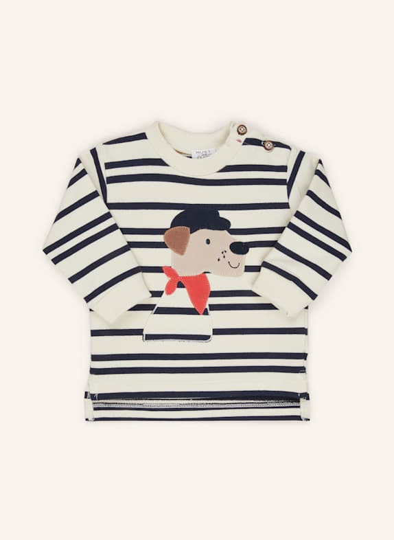 HUST and CLAIRE Sweatshirt HCSOFUS WEISS/ DUNKELBLAU