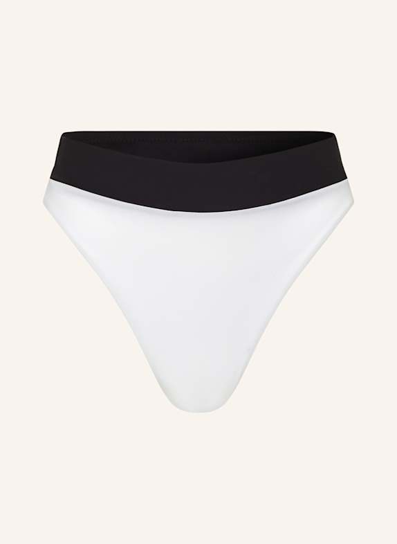 GOLDBERGH High-Waist-Bikini-Hose OCEANE WEISS/ SCHWARZ