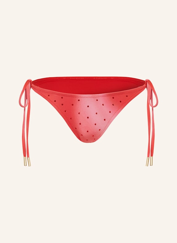 GOLDBERGH Triangel-Bikini-Hose VIVRE mit Schmucksteinen ROT