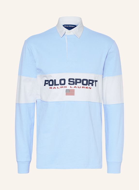POLO SPORT Rugby shirt LIGHT BLUE / WHITE