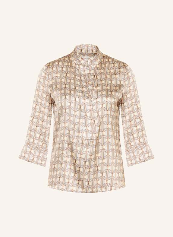 dea kudibal Blusenshirt DANITTA aus Seide mit 3/4-Arm BEIGE/ BRAUN/ BLAUGRAU