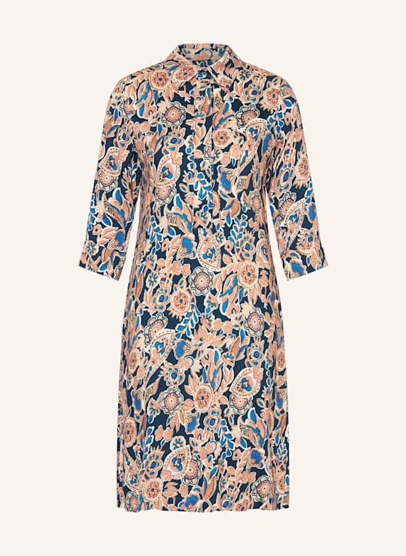 dea kudibal Hemdblusenkleid SVEA mit 3/4-Arm DUNKELBLAU/ DUNKELORANGE