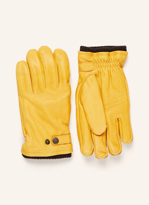 HESTRA Lederhandschuhe UTSJÖ COGNAC