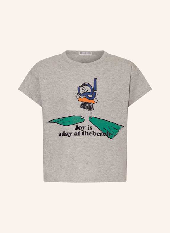 BOBO CHOSES T-Shirt GRAU/ DUNKELBLAU/ GRÜN